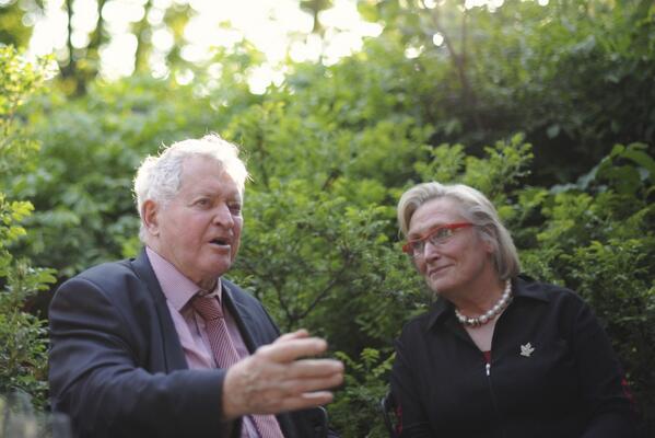 Carolyn with the Right Honourable John Turner